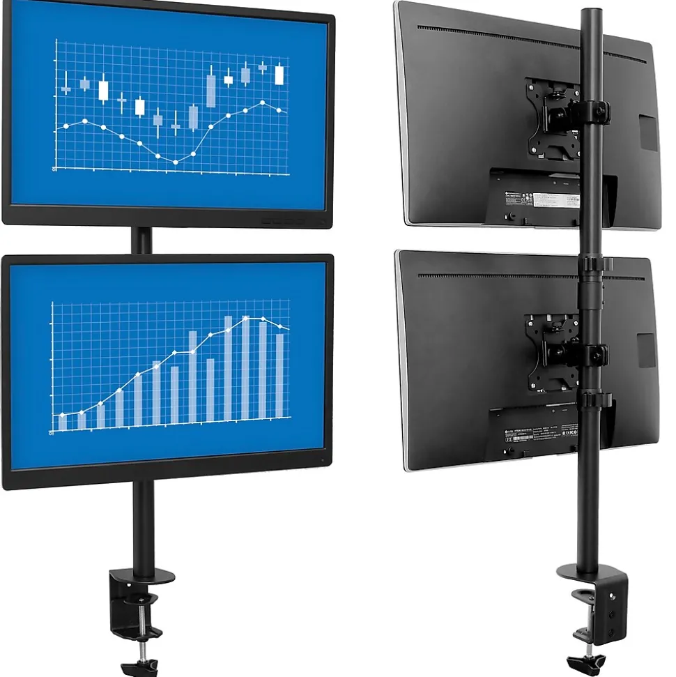 Mount-lt! Adjustable Monitor Mount, Up to 32" Monitor, Black (MI-1768) | Mount-It! Online