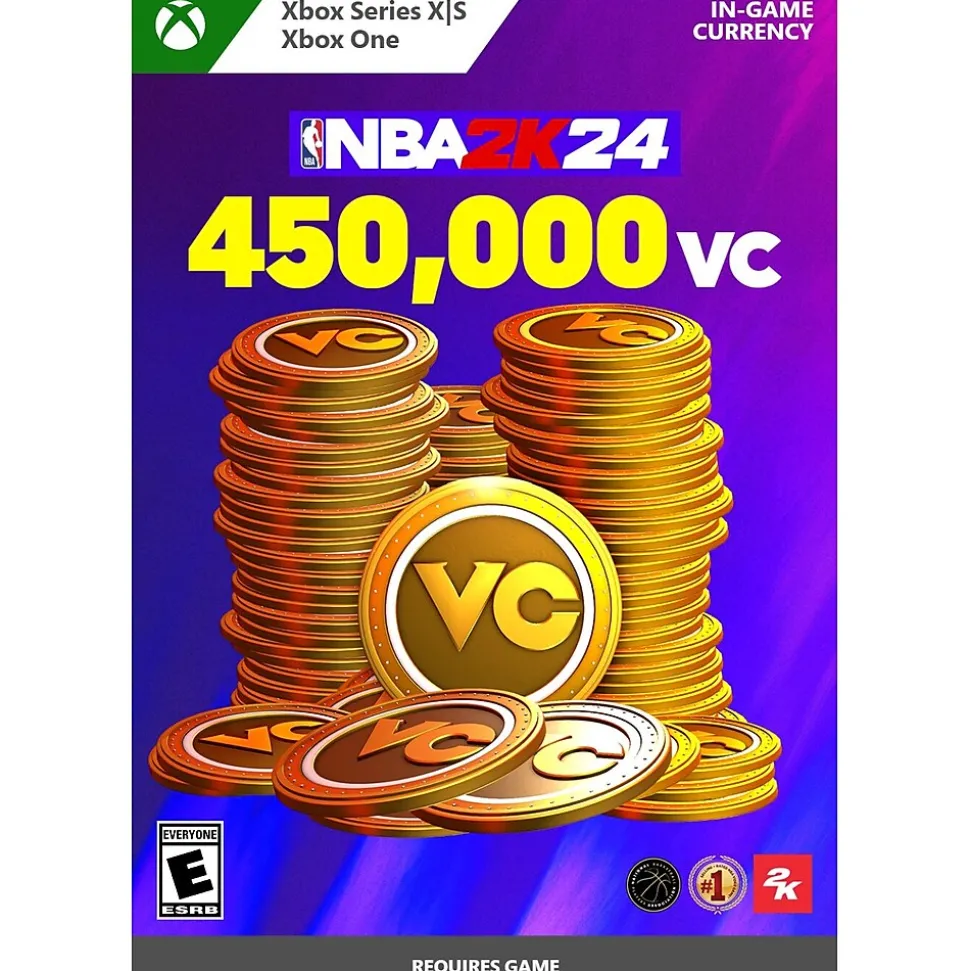 NBA 2K24: 450,000 VC, In-Game Digital Currency, Xbox Series X | S, Xbox One (Digital) | Microsoft Outlet
