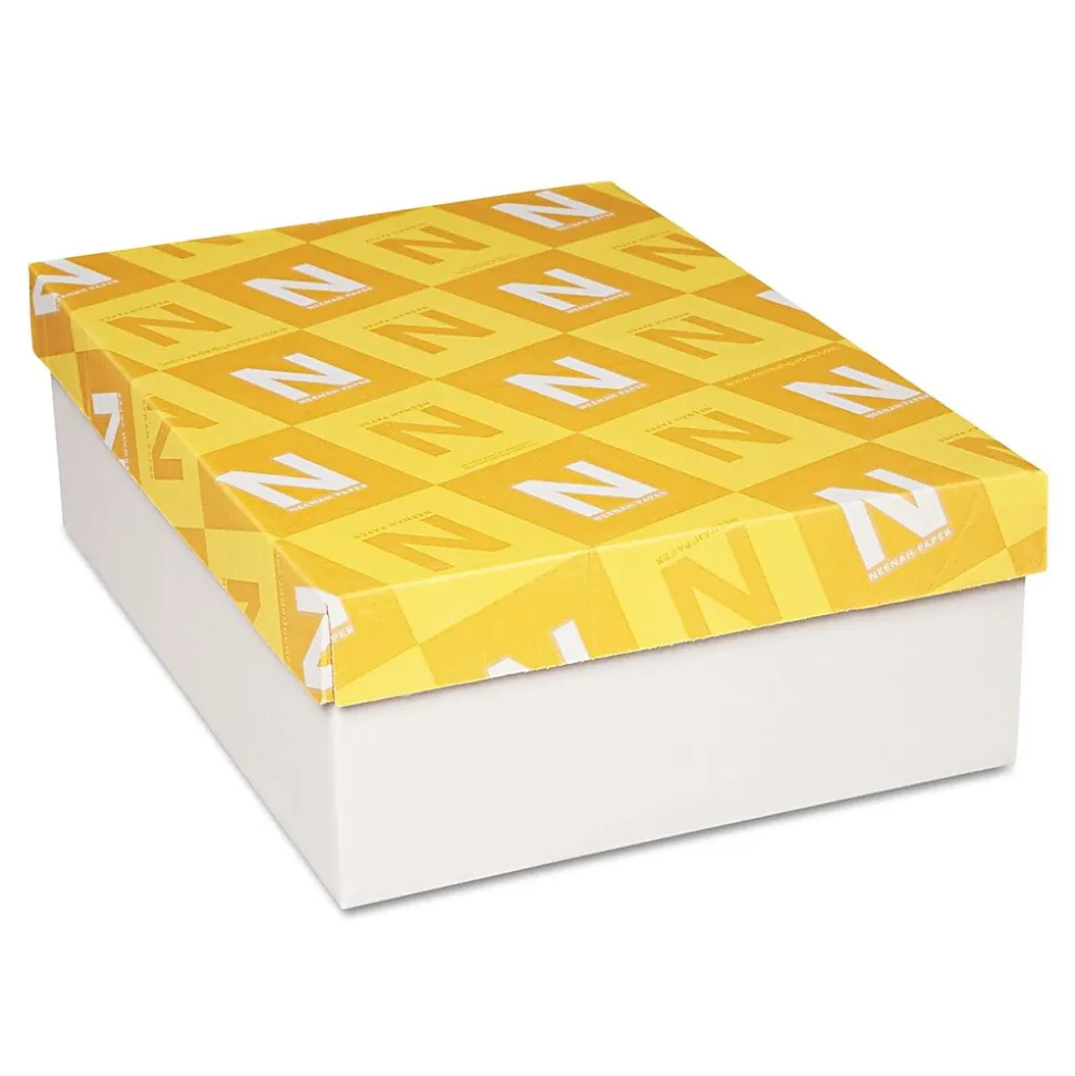 Neenah Paper #10 Envelope, Gummed Flap, 4 1/8 x 9 1/2, Avon Brilliant White, 500/Box (01843) | Classic Crest Clearance