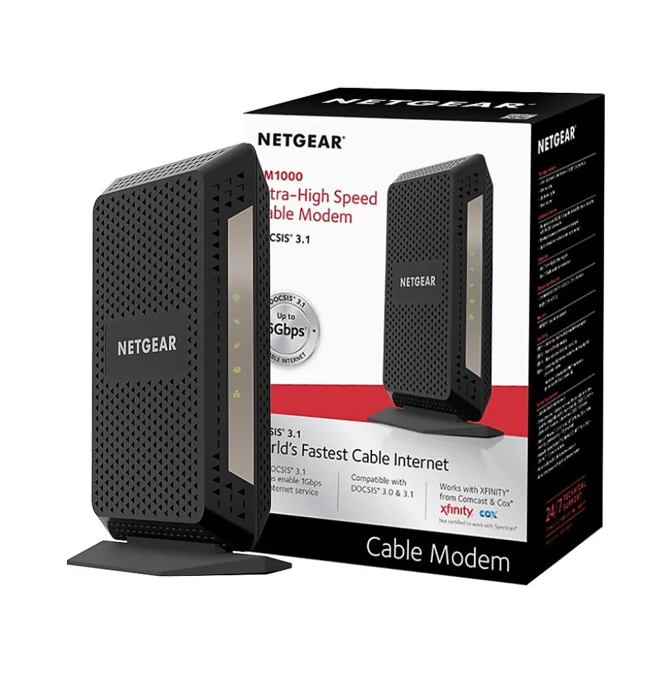 CM1000 DOCSIS 3.1 32x8 Cable Modem | Netgear Flash Sale