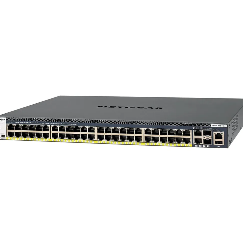 ® ProSAFE® GSM4352PA-100NES 48 Port Managed Ethernet PoE Switch | Netgear Store