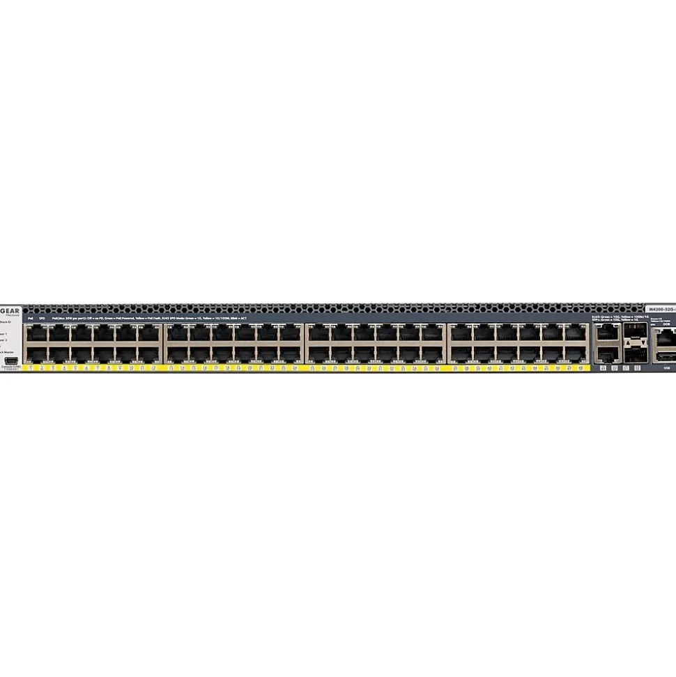 ® ProSAFE® GSM4352PA-100NES 48 Port Managed Ethernet PoE Switch | Netgear Store