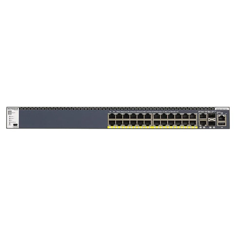 ® ProSAFE® GSM4328PA-100NES 24 Port Managed Ethernet Switch | Netgear Fashion