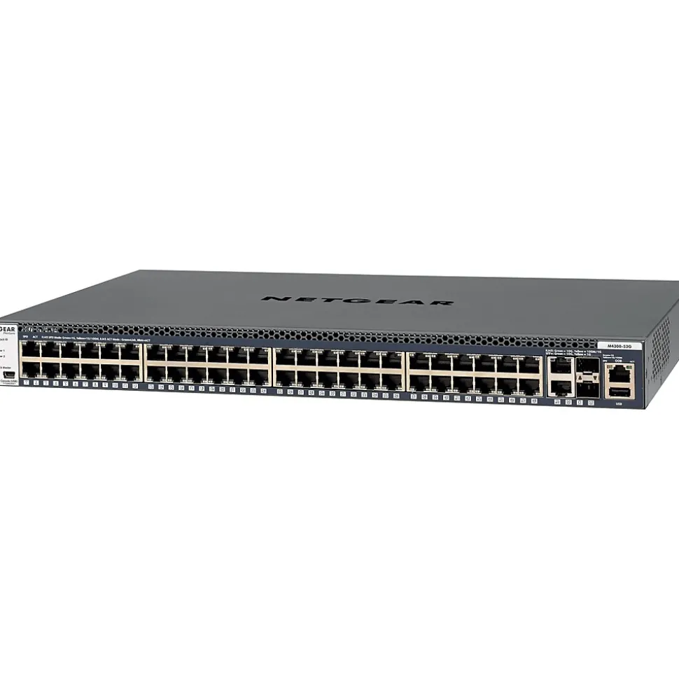 ® ProSAFE® GSM4352S-100NES 48 Port Managed Ethernet Switch | Netgear Clearance