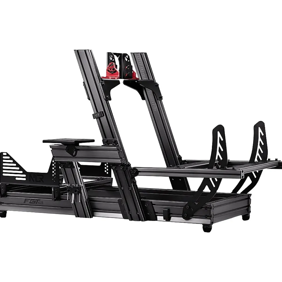 F-GT Elite Front & Side Mount Edition NLR-E003 Racing Cockpit for PC, Black | Next Level Racing Outlet
