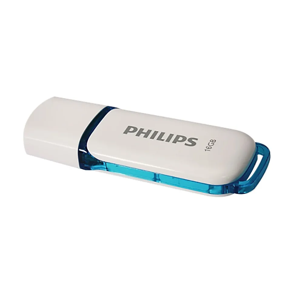 Snow Edition 16GB USB 2.0 Type A Flash Drive, White/Blue (PHMMD16GSNOWU2) | Philips Shop