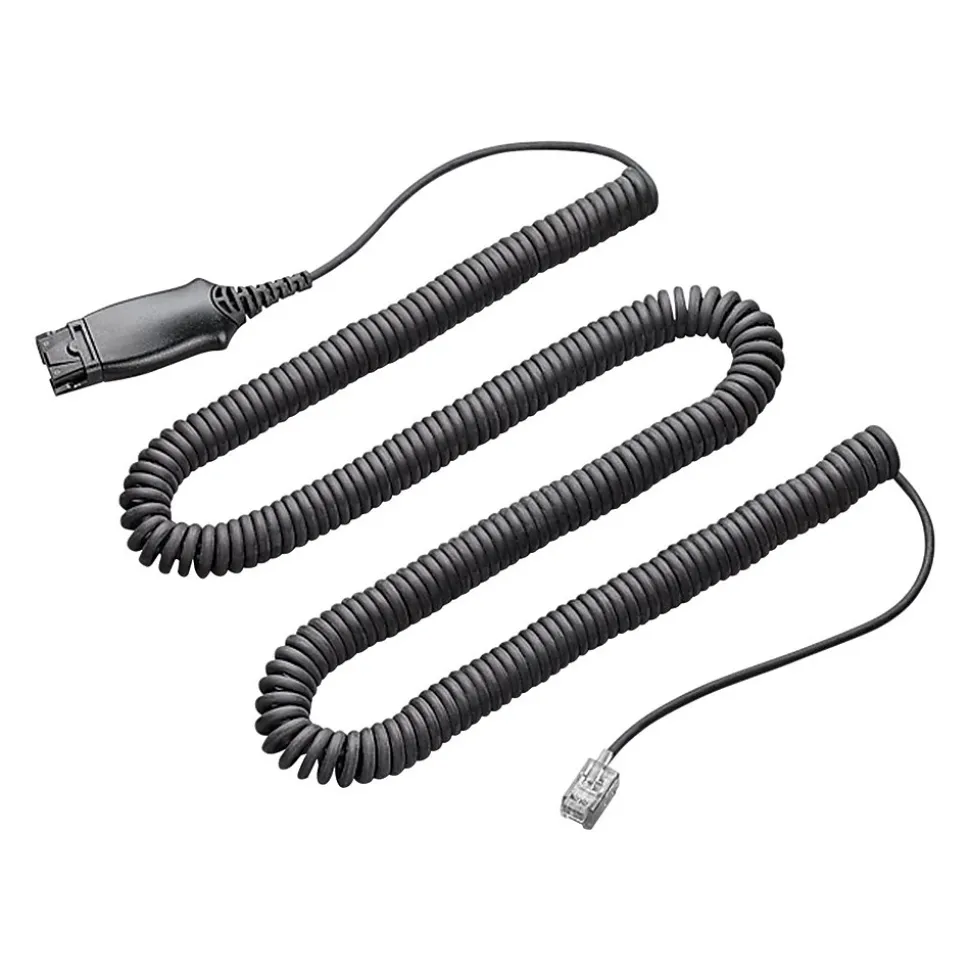 HIS 72442-41 Audio Cable Adapter for AVAYA 9601 SIP/9608 IP Deskphone, Smoky Gray | Plantronics Best
