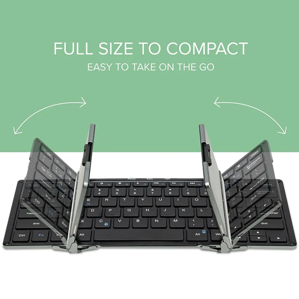 Wireless Keyboard and Case, Black (BT-KEY3XL) | Plugable Flash Sale