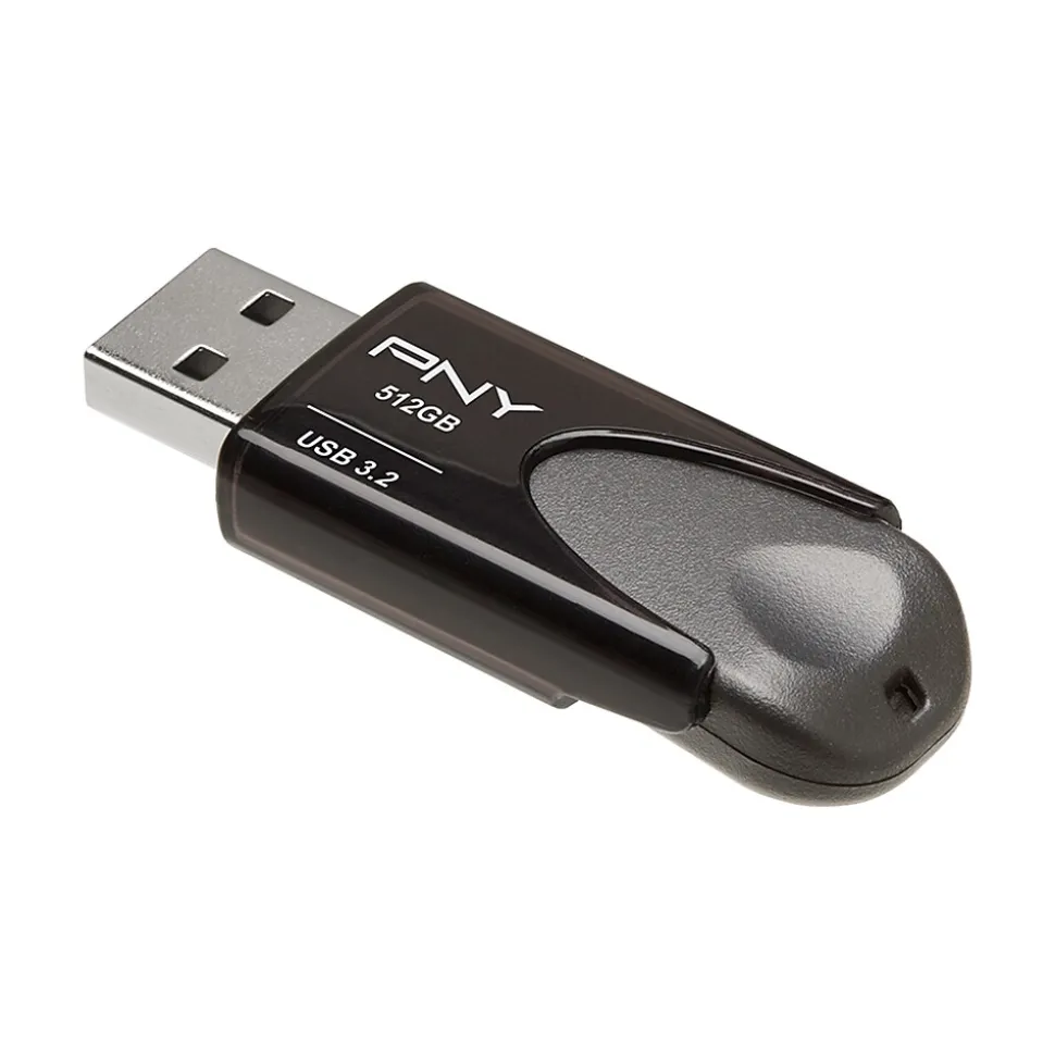 Elite Turbo Attache 4 512GB USB 3.2 Flash Drive, Black (P-FD512TBAT4-GE) | PNY Clearance