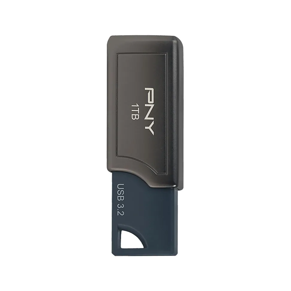 PRO Elite 1TB USB 3.2 Gen 2 Type-A Flash Drive, Gray (P-FD1TBPROV2-GE) | PNY New