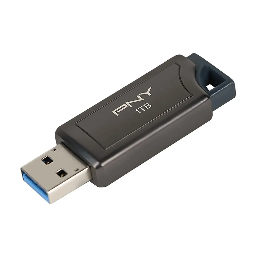 PRO Elite 1TB USB 3.2 Gen 2 Type-A Flash Drive, Gray (P-FD1TBPROV2-GE) | PNY New