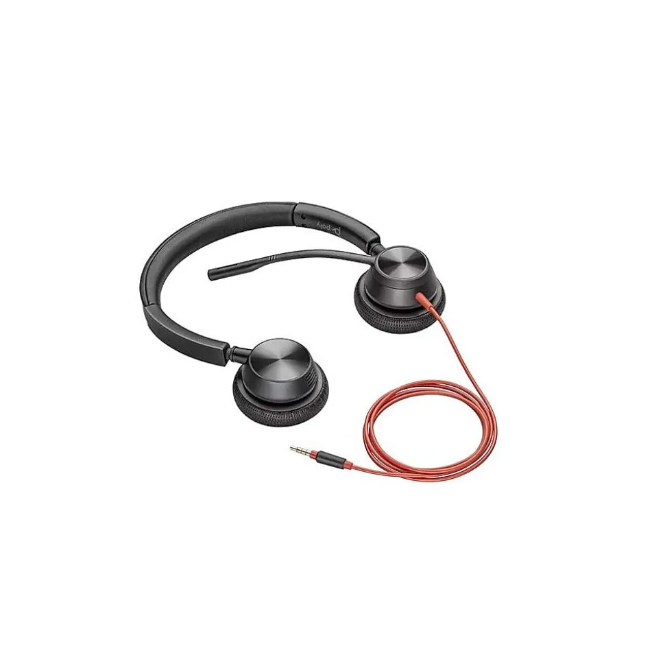Blackwire 3225 Wired Noise Cancelling Headset, 3.5mm, UC Certified (7S4M7AA) | Poly Flash Sale