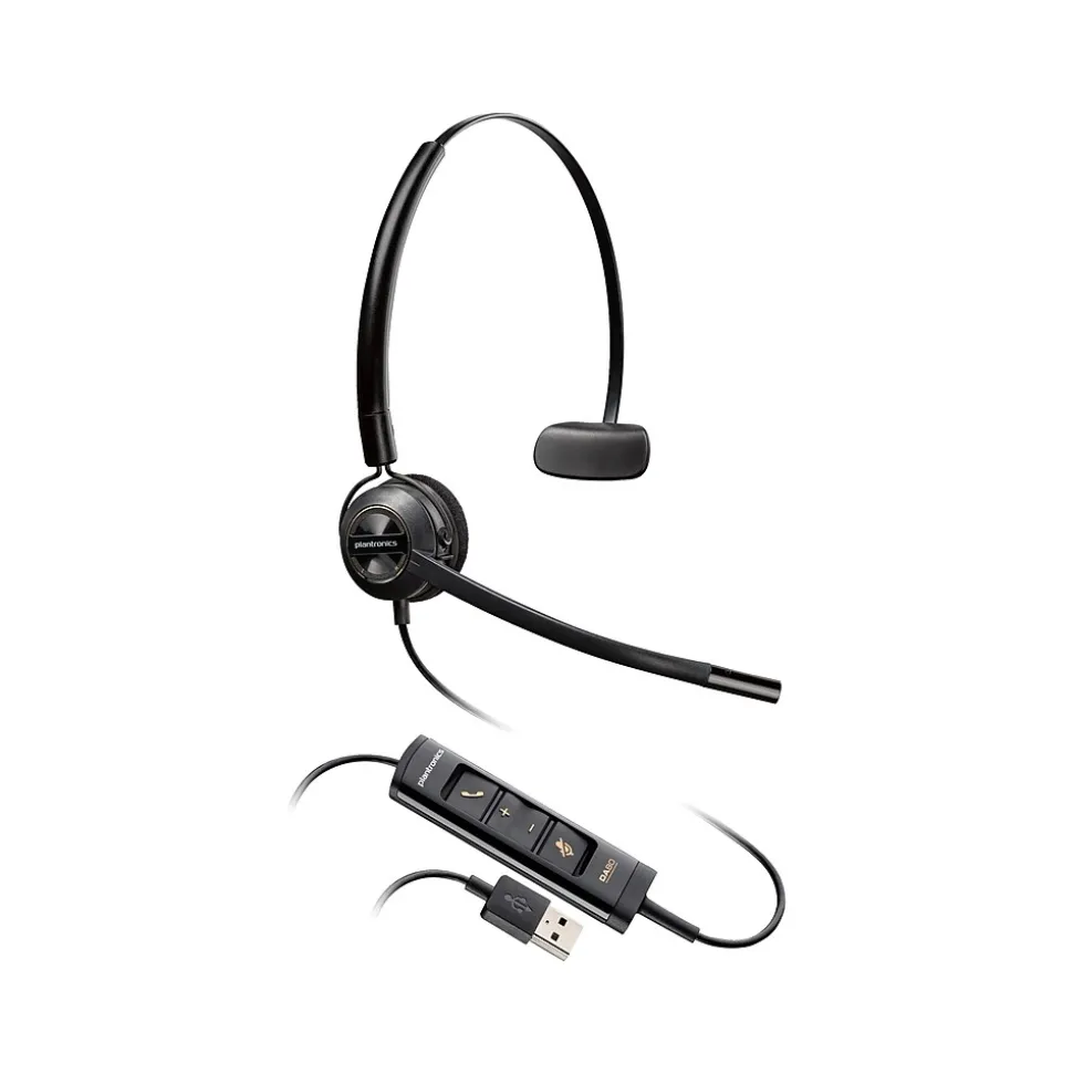 EncorePro 545 Mono On Ear Headset, USB-A (783R4AA) | Poly Online