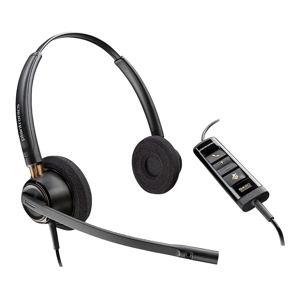EncorePro 525-M Stereo Headset, USB-A, MS Certified (783R2AA) | Poly Shop