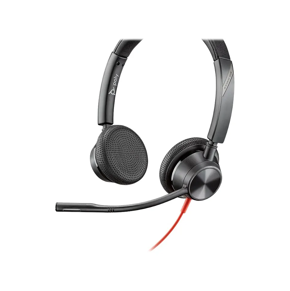 Poly Savi 8245 Office Noise Canceling Headset, 3.5 mm, UC Certified (85R08AA) | HP Fashion