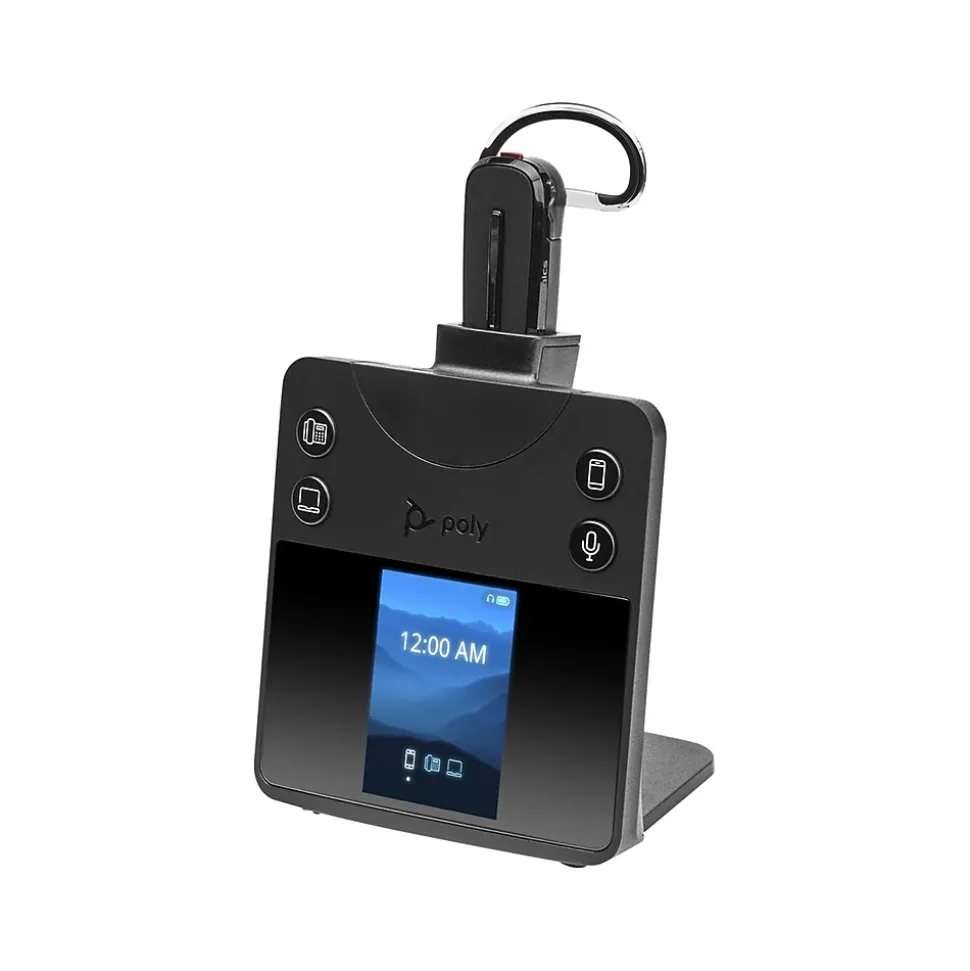 SAVI 8445 Office Wireless Bluetooth Mono Over-the-Ear Headset, MS Certified (8L7F1AA#ABA) | Poly Cheap