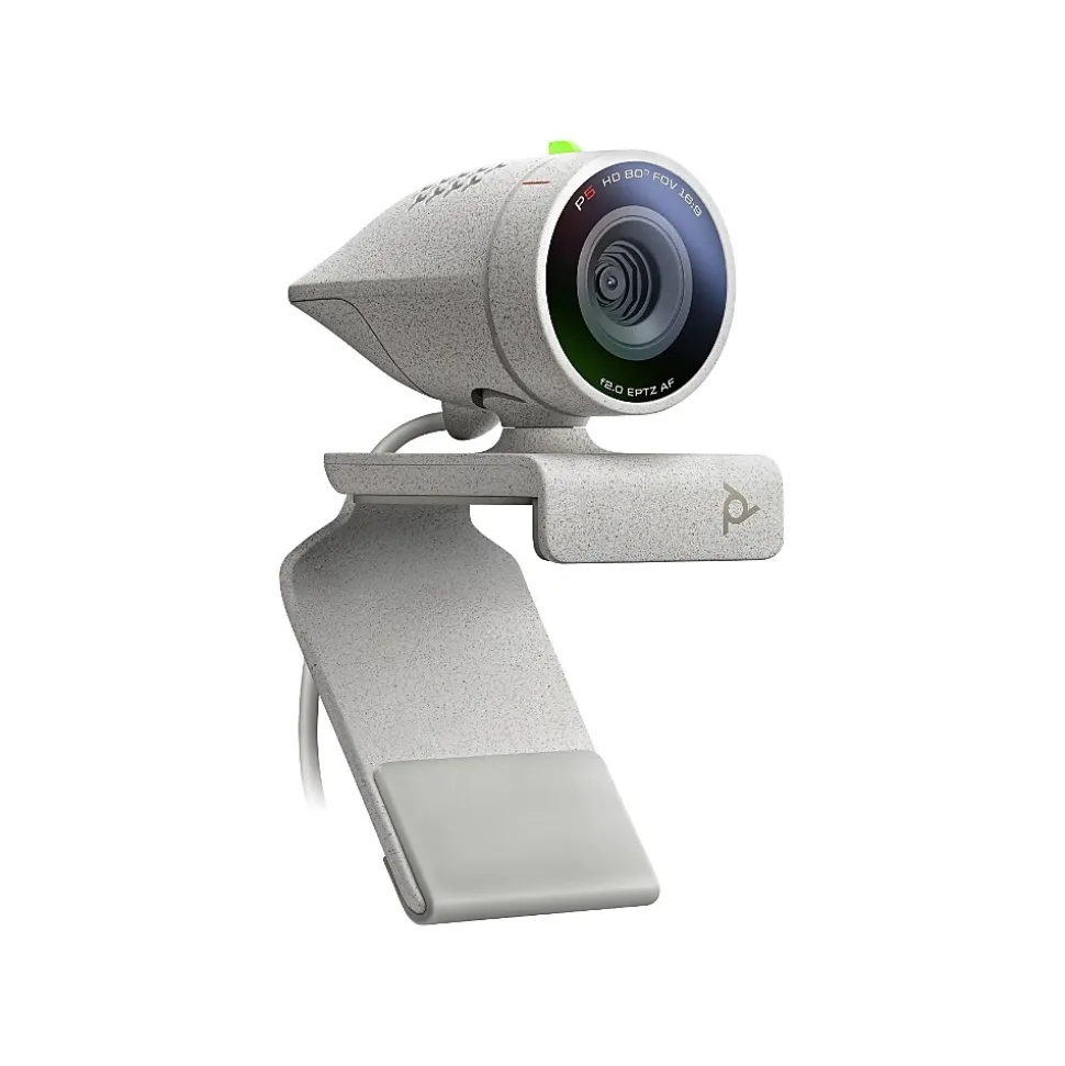 Studio P5 HD 1080p Webcam, White (2200-87070-001) | Poly Best