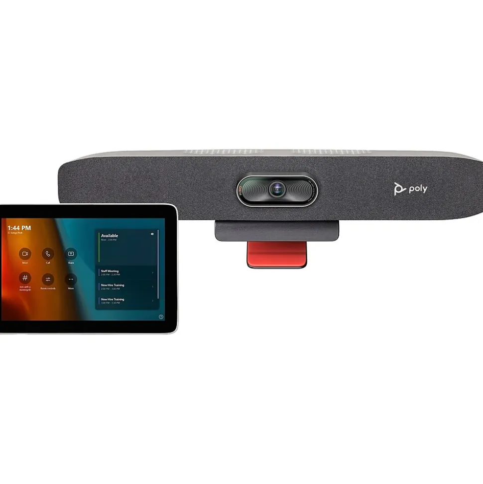 Studio R30 4K UHD USB Video Bar with GC8, Sand (9C942AA) | Poly Store