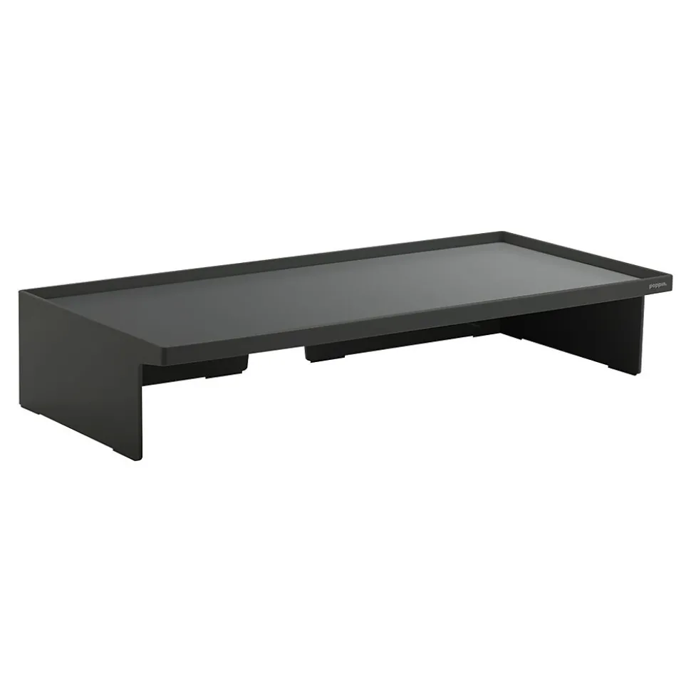 Riser Monitor Stand, Dark Gray (105201) | Poppin Store