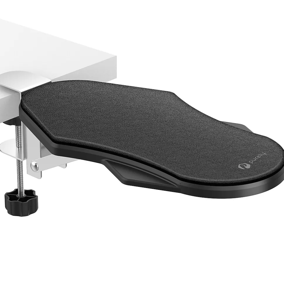 E5720 Ergonomic Arm/Elbow Support Rest for Desk, Computer Desk Arm Extender, Black (PARE5720) | Purely Cheap