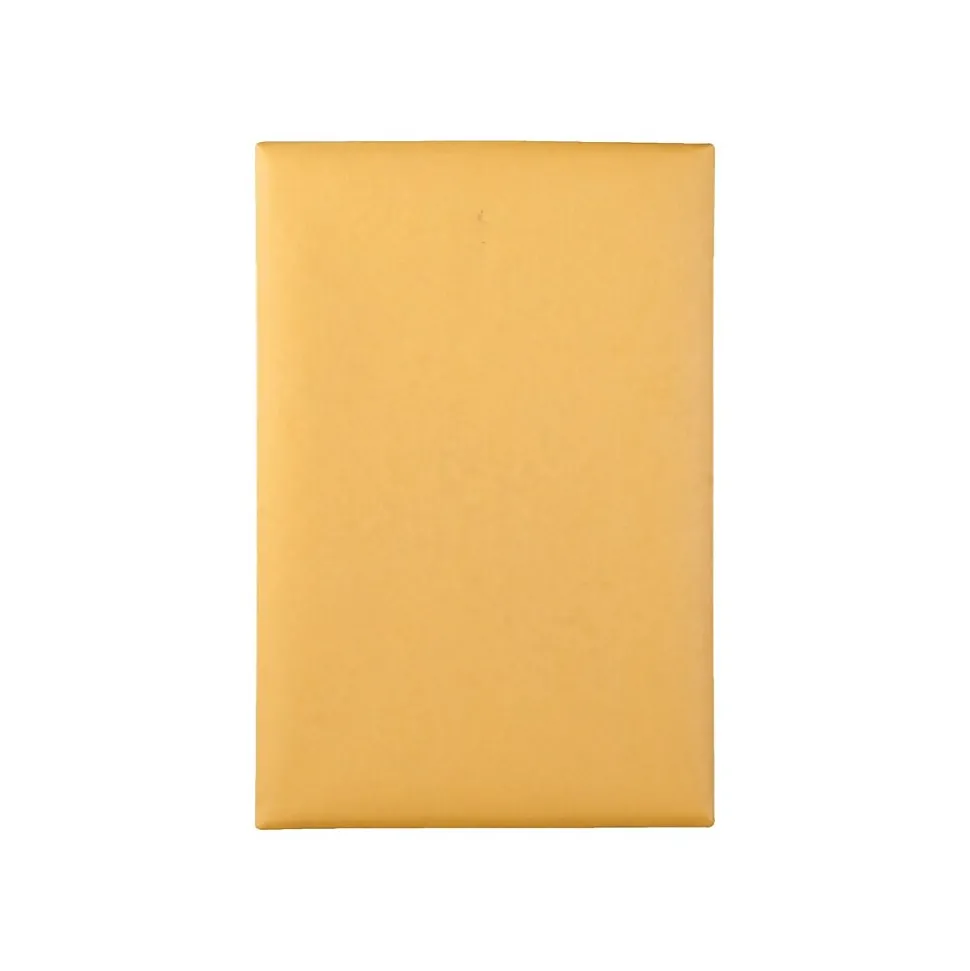 Clasp & Moistenable Glue Kraft Catalog Envelopes, 6" x 9", Brown Kraft, 100/Box (QUA37855) | Quality Park Online