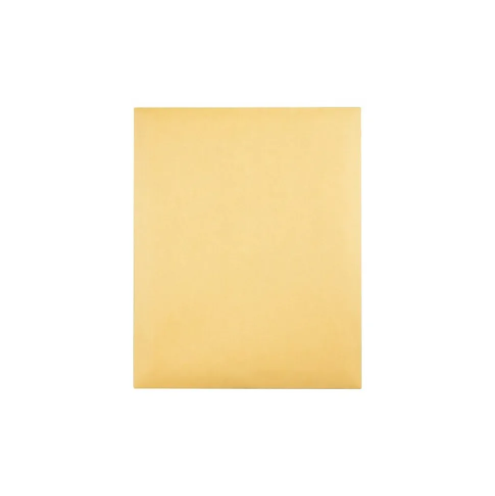Clasp & Moistenable Glue Kraft Catalog Envelopes, 9.25" x 14.5", Brown Kraft, 100/Box (QUA37894) | Quality Park Hot
