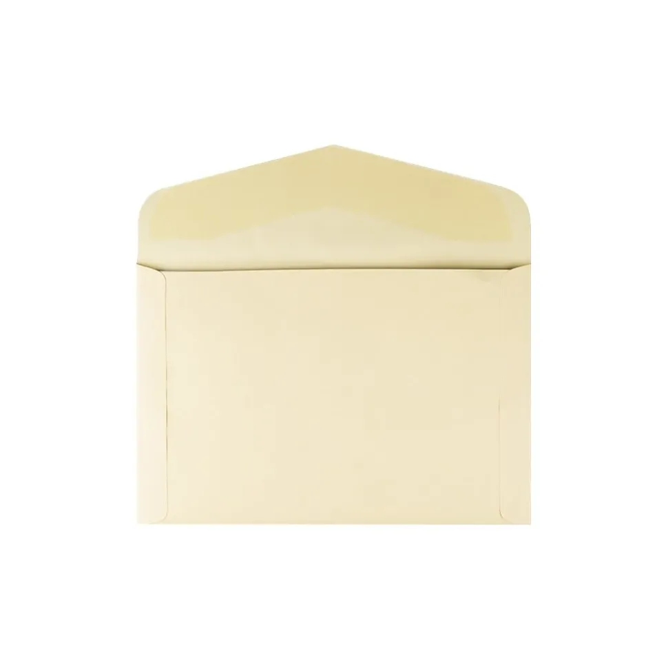 Gummed Document Envelopes, 10" x 15", Cameo Buff, 100/Box (QUA54416) | Quality Park Fashion
