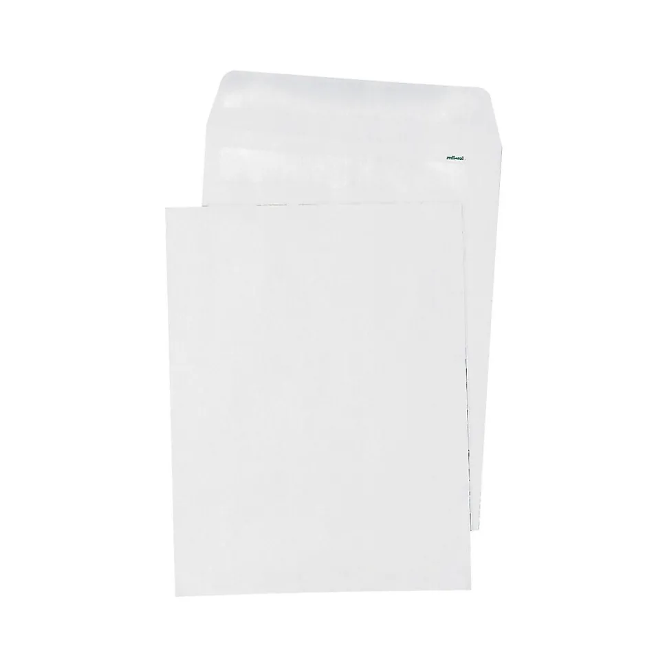 Redi-Seal Catalog Envelopes, 9" x 12", White, 100/Box (QUA43517) | Quality Park Store