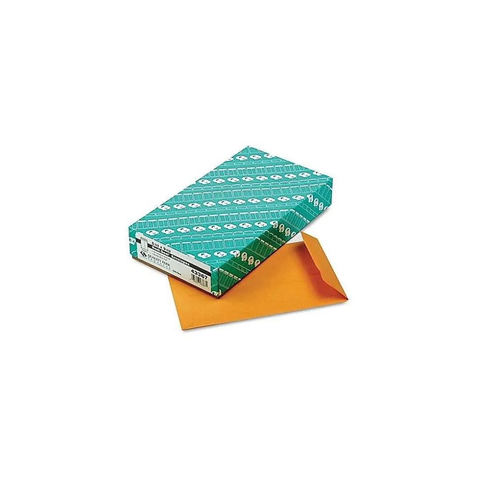 Redi-Seal Kraft Catalog Envelopes, 6.5" x 9.5", Brown Kraft, 100/Box (QUA43367) | Quality Park Cheap
