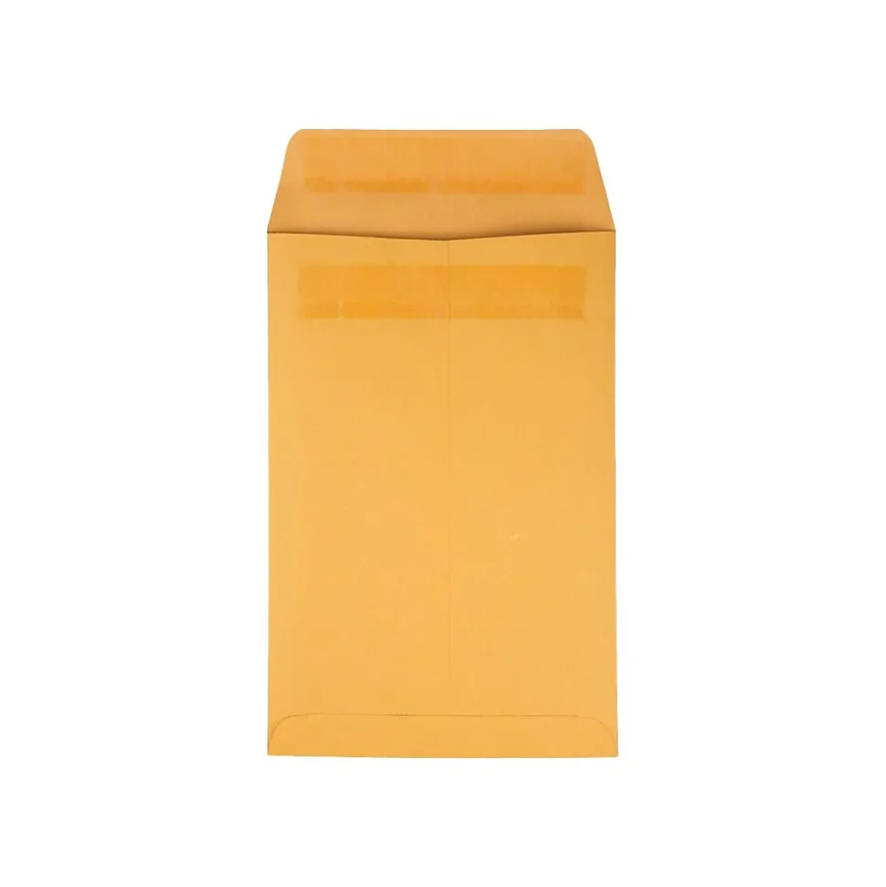 Redi-Seal Kraft Catalog Envelopes, 6"L x 9"H, Brown, 100/Box (QUA43167) | Quality Park Fashion