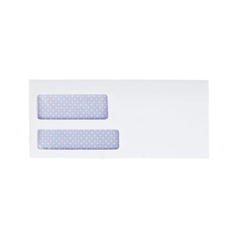 Reveal-N-Seal Security Tinted #9 Double Window Envelopes, 3 7/8" x 8 7/8", White Wove, 500/Box (QUA67529) | Quality Park Clearance