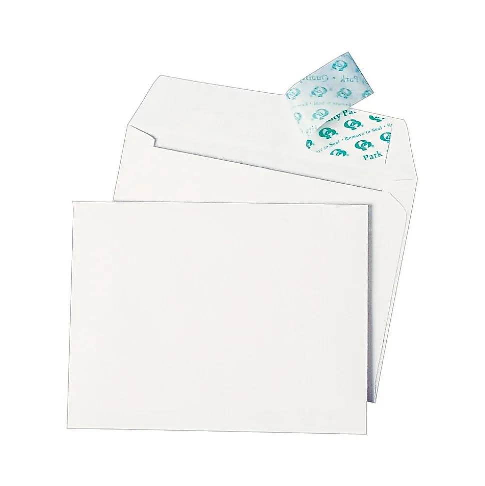 Self Seal A2 Invitation Envelope 4 3/8" x 5 3/4", White, 100/Box (QUA10740) | Quality Park Flash Sale