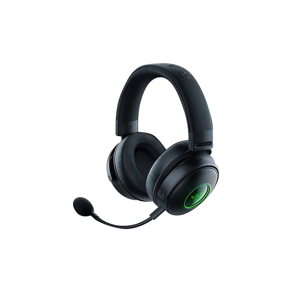 Kraken V3 Pro Refurbished Wireless Noise Canceling Stereo Gaming Over-the-Ear Headset, 3.5mm, Black (RZ04-03460100-R3U1) | Razer Flash Sale