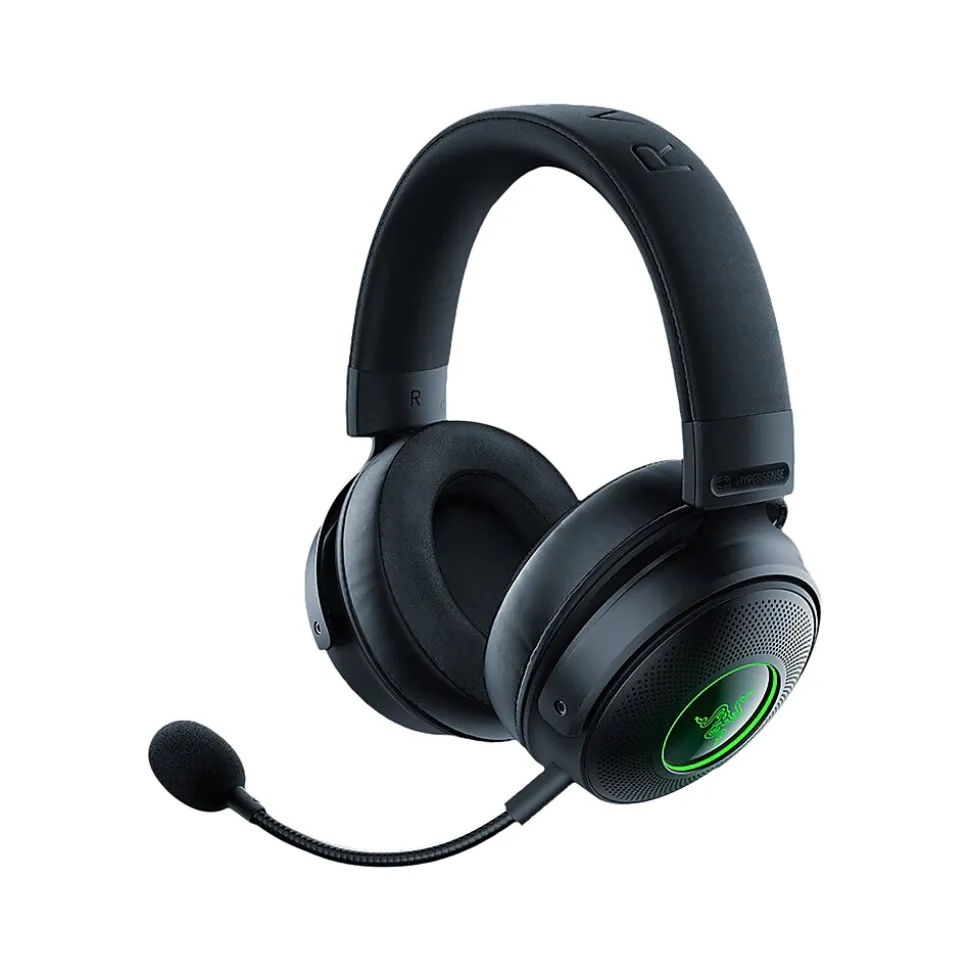 Kraken V3 Pro Wireless Noise Canceling Stereo Gaming Headset, 3.5mm, Black (RZ04-03460100-R3U1) | Razer Outlet