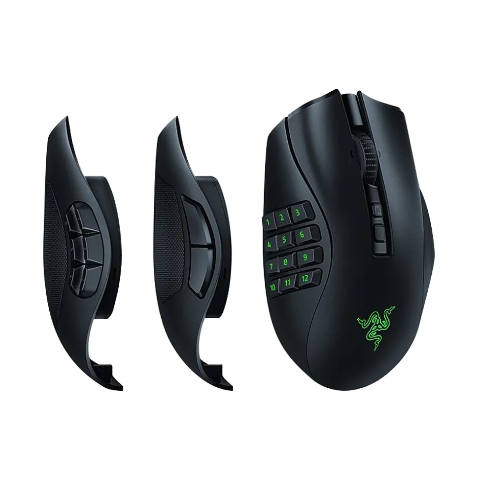 Naga V2 Pro Wireless Optical Gaming Mouse, Black (RZ01-04400100-R3U1) | Razer Store