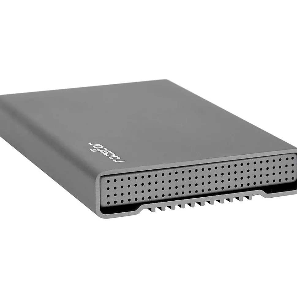 Rocpro P33 2TB External USB-Type-C Portable Hard Drive, Gray (GP3606-01) | Rocstor Hot