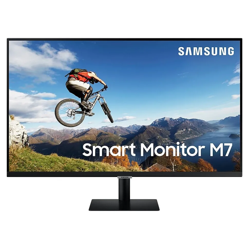 32" 4K Ultra HD LED Monitor, Black (S32AM702UN) | Samsung Outlet