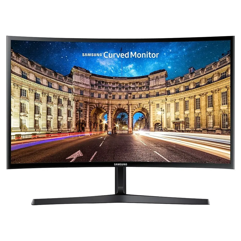 CF396 Series 24" Curved LED Monitor, High Glossy Black (LC24F396FHNXZA) | Samsung Sale
