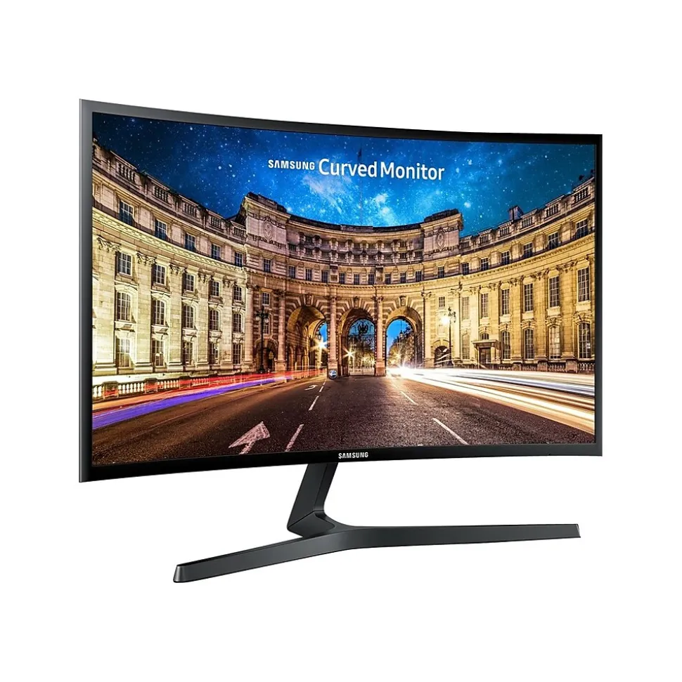 CF396 Series 24" Curved LED Monitor, High Glossy Black (LC24F396FHNXZA) | Samsung Sale