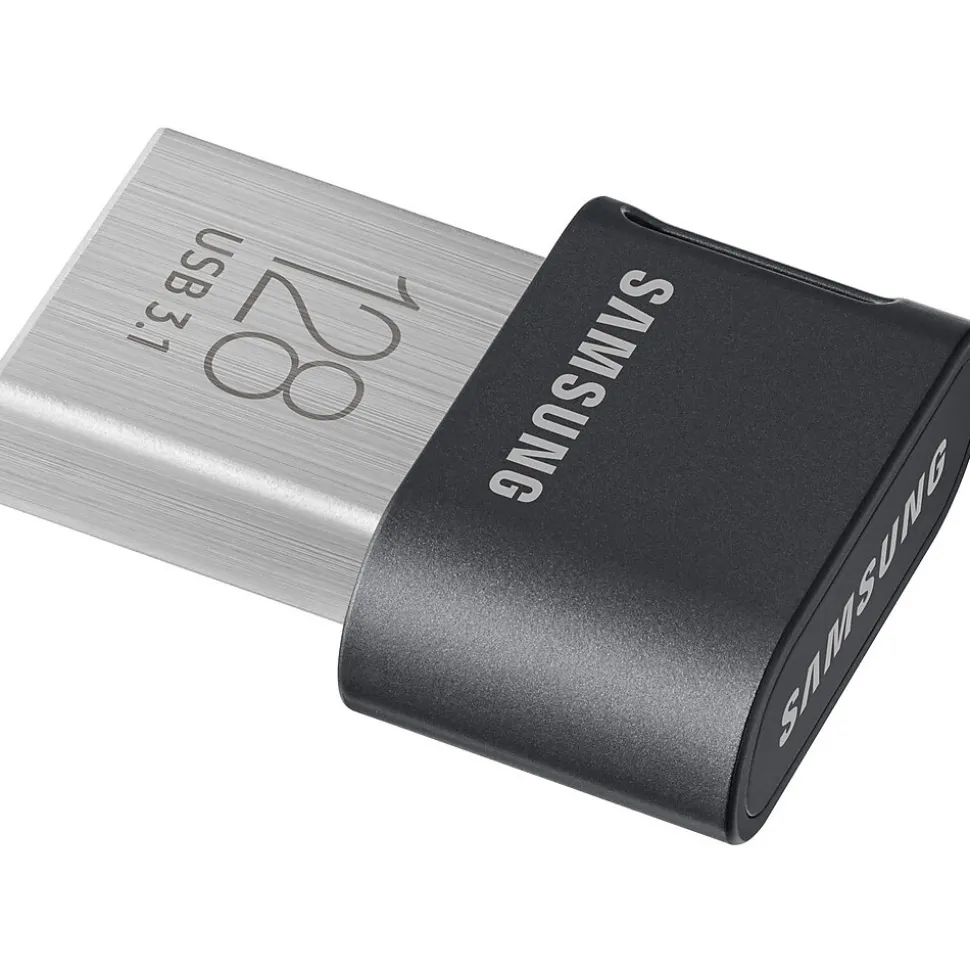 FIT Plus 128GB USB 3.1 Type A Flash Drive, Black (MUF-128AB/AM) | Samsung Clearance