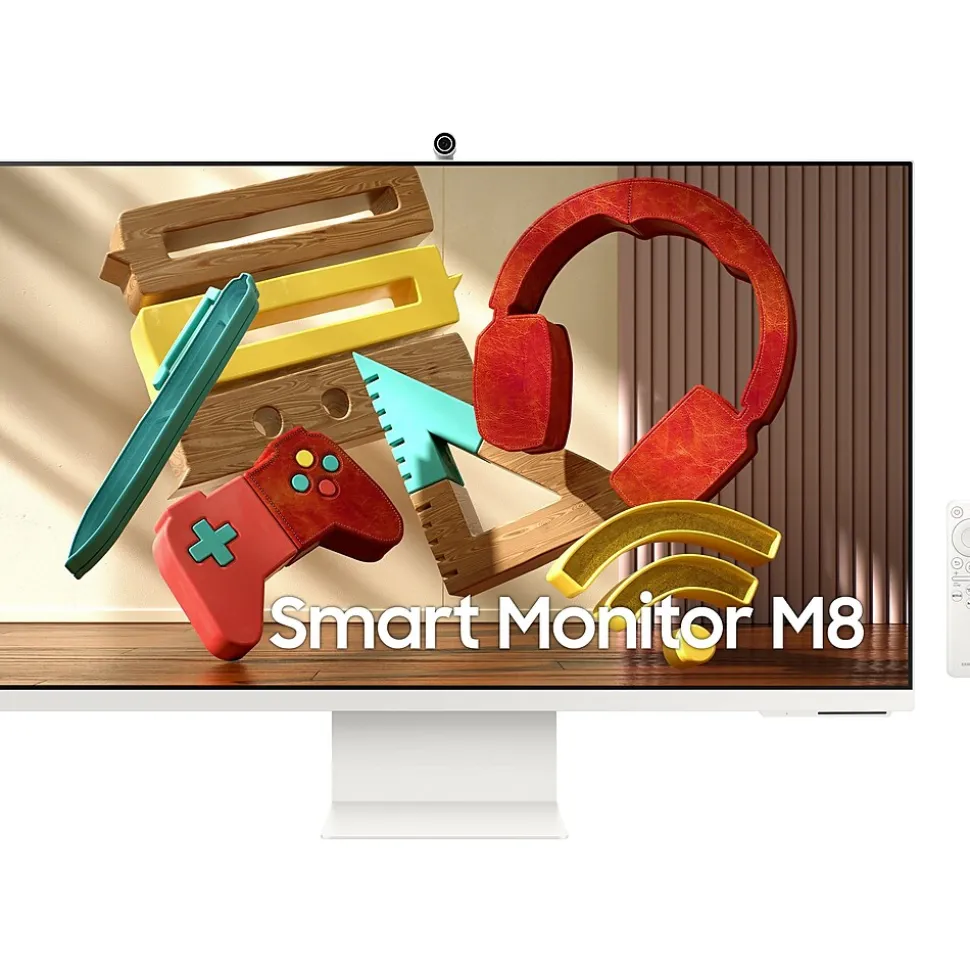 M80B 32" 4K Ultra HD 60 Hz LCD Monitor, Warm White (LS32BM801UNXGO) | Samsung Flash Sale