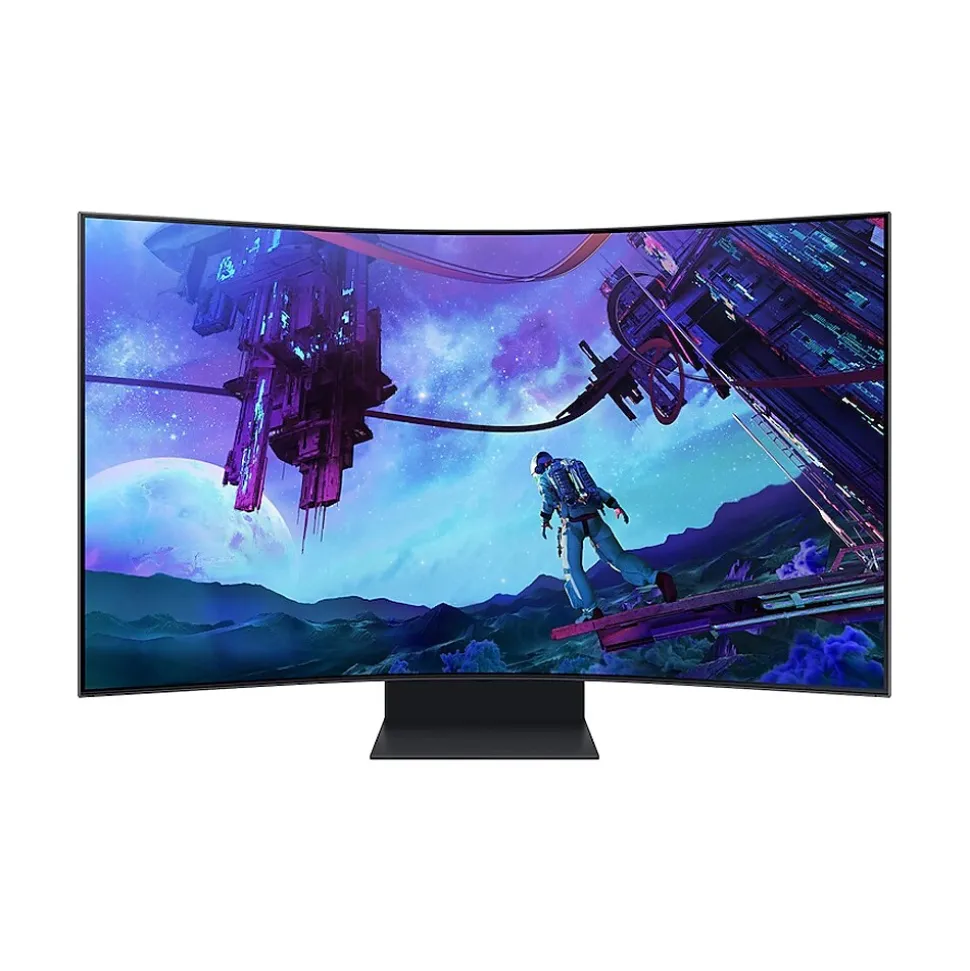Odyssey Ark 2nd Gen. 55" Curved 4K Ultra HD 165Hz QLED Gaming Monitor, Black (LS55CG970NNXGO) | Samsung Sale