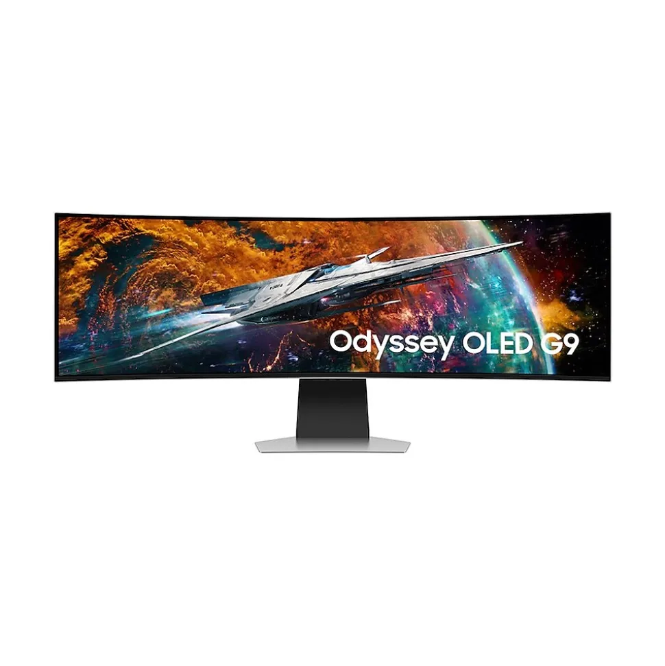 Odyssey G9 49" Curved 240Hz OLED Gaming Monitor, Silver (LS49CG954SNXZA) | Samsung Online