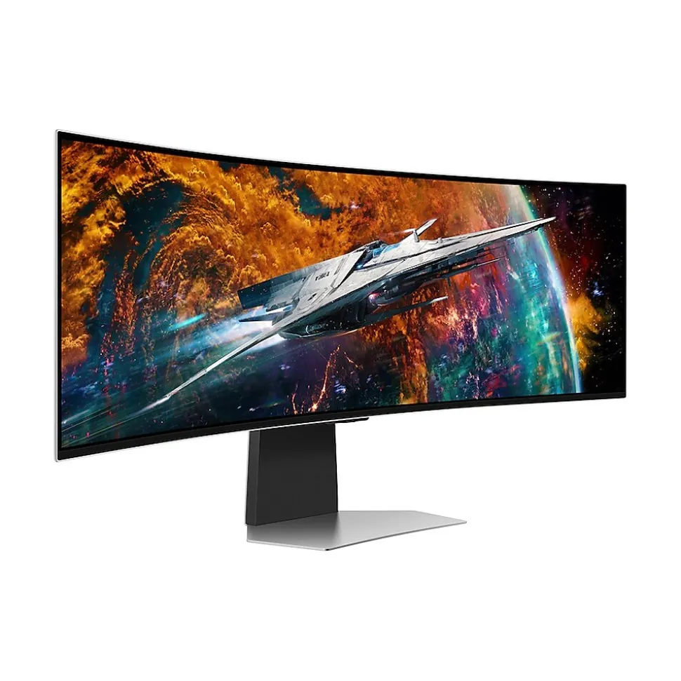 Odyssey G9 49" Curved 240Hz OLED Gaming Monitor, Silver (LS49CG954SNXZA) | Samsung Online