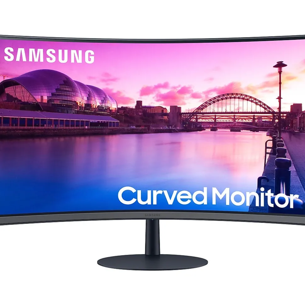 S39C 32" Curved 75Hz LCD Monitor, Black (LS32C392EANXGO) | Samsung Online