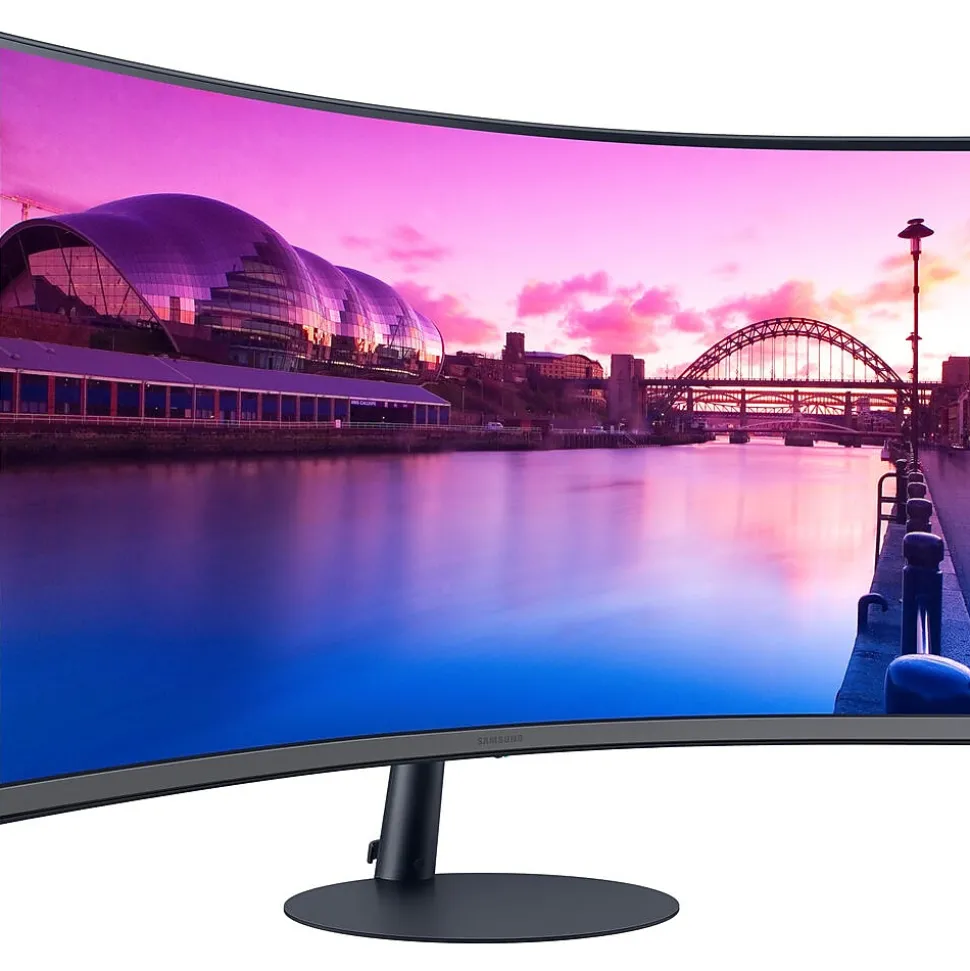 S39C 32" Curved 75Hz LCD Monitor, Black (LS32C392EANXGO) | Samsung Online