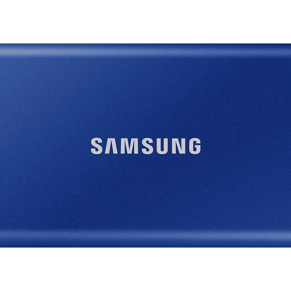 T7 2TB USB 3.2 Portable Solid State Drive, Blue (MU-PC2T0H/AM) | Samsung Shop