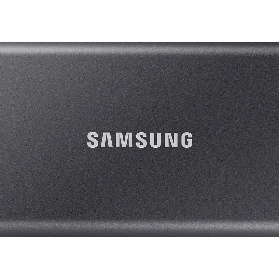T7 1TB USB 3.2 Portable Solid State Drive, Gray (MU-PC1T0T/AM) | Samsung Shop