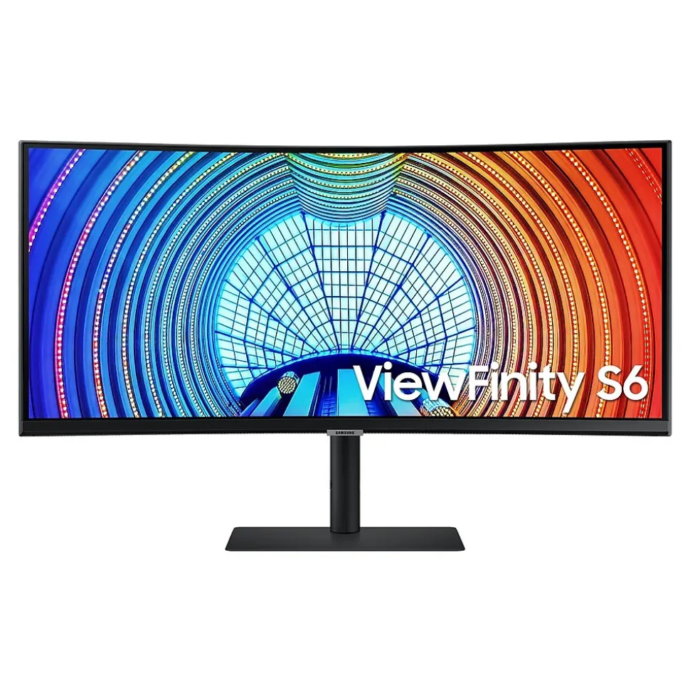 ViewFinity S6 34" Curved LED Monitor, Black (S34A654UBN) | Samsung Store