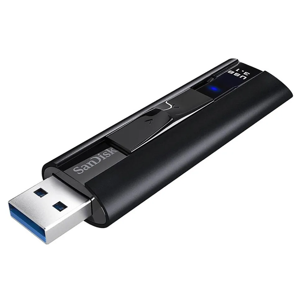 Extreme Pro 128GB USB 3.1 Type A Flash Drive, Black (SDCZ880-128G-A46) | SanDisk Best Sale